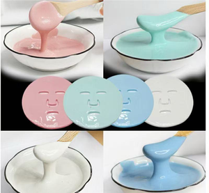 Venta caliente 100% Ácido Hialurónico Orgánico Vitamina C Hidratante Suave y Blanqueamiento Cuidado Facial Mascarilla de Jalea de Rosa en Polvo - Product Image 6