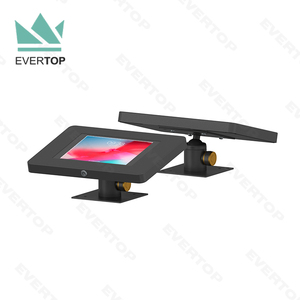 Funda de Metal para iPad, soporte antirrobo, encimera, soporte de exhibición de quiosco de tableta, quiosco de soporte giratorio de <span class=keywords><strong>PC</strong></span>, encimera - Product Image 2