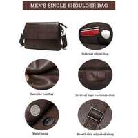 Sac à bandoulière souple en cuir véritable pour homme, doublure en coton, durable, écologique, portable, pour ordinateur portable, vente en gros sur mesure