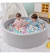Set da gioco morbido personalizzato per interni, mini <span class=keywords><strong>piscina</strong></span> di <span class=keywords><strong>palline</strong></span> rotonda in schiuma per <span class=keywords><strong>bambini</strong></span>/<span class=keywords><strong>piscina</strong></span> di <span class=keywords><strong>palline</strong></span> angolare - Product Image 4