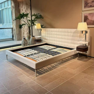 Cama Moderna con Plataforma Tapizada, Nueva Cama Cómoda para Dormitorio, Nuevo Diseño Moderno, Cama Suave - Product Image 5