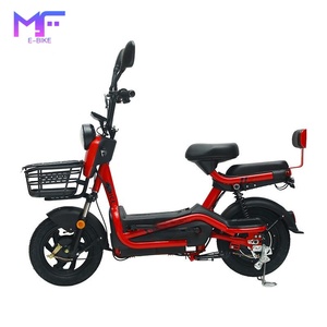 <span class=keywords><strong>Bicicleta</strong></span> Eléctrica de Alta Calidad al por Mayor, Nuevo Modelo, Neumático Grueso de 14 Pulgadas, Dos <span class=keywords><strong>Ruedas</strong></span>, 350W, Acero al Carbono, Motor sin Escobillas, Freno de Disco Doble - Product Image 3