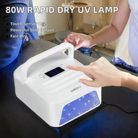Lampe UV LED professionnelle pour séchage des ongles, machine de manucure pour nail art avec 4 minuteurs et écran numérique, dernier modèle Q10