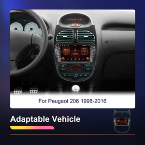 Autoradio Podofo 7'' 2+64G avec Carplay/Android Auto sans fil, GPS/WiFi/BT/FM/RDS pour Peugeot 206 1998-2016/Pour Citroën C2 2004-2008 - Product Image 2