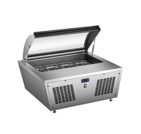 Vente Flash : Machine à Glace et Gelato Portable de Comptoir à Température Unique, Réfrigérée, Électrique, Verticale, Certifiée ETL CE
