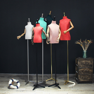 หุ่นโมเดลหัวไม้2-8ปีชุดเดรสเด็กครึ่งตัวดีไซน์ใหม่ - Product Image 3