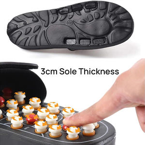 รองเท้าแตะนวดเท้ากดจุดสะท้อนกลับ & รองเท้าแตะสำหรับผู้ชายและผู้หญิง EVA + หนังระบายอากาศกันลื่นขนาด36-45 - Product Image 4
