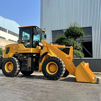 Wheel Loader Diesel 4x4 untuk Penggunaan Multifungsi Pertanian & Konstruksi, Kapasitas Bucket Blade 1.2m