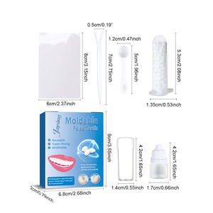 Nouveautés Kit de réparation <span class=keywords><strong>dentaire</strong></span> temporaire, dents artificielles modelables pour les dents manquantes ou cassées, colle solide pour prothèse <span class=keywords><strong>dentaire</strong></span> avec miroir buccal et sonde - Product Image 2
