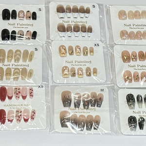 <span class=keywords><strong>Uñas</strong></span> Acrílicas <span class=keywords><strong>Cortas</strong></span> Cuadradas Estilo Francés, 10 Piezas, Pintadas a Mano en 3D, Reutilizables, <span class=keywords><strong>de</strong></span> Alta Calidad, <span class=keywords><strong>Uñas</strong></span> Postizas a Presión - Product Image 5