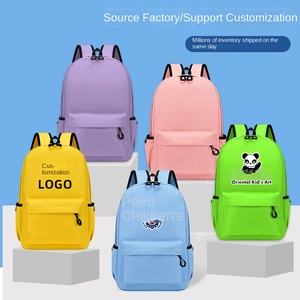 Tùy Chỉnh Trẻ Em Của Sinh Viên Ba Lô Dây Kéo Polyester Trường Tiểu Học Túi Logo In Đào Tạo Tổ chức - Product Image 2