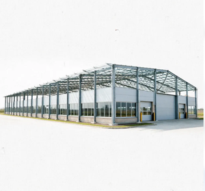 Construcción de Acero Estructural Industrial Prefabricada y Personalizable, Lámina de Acero Corrugado de Color, Taller, Centro Comercial, Almacén - Product Image 1