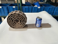 Chaîne à rouleaux industrielle en plastique Donglong durable pour système de convoyeur de machine d'emballage, pièces de machines