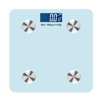 Balance de Salle de Bain Numérique Personnelle Intelligente pour Bluetooth IMC Poids et Graisse Corporelle Affichage LCD 180kg Capacité OEM Personnalisable
