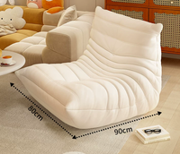 Ensemble de canapés relaxants et convertibles pour appartement et hôtel, revêtement en tissu, design moderne, style tatami