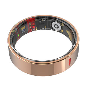 Fitness Freqüência Cardíaca Pressão De Oxigênio Sanguíneo Rastreador Passo Rastreador Anéis Inteligentes para Mulheres Homens - Product Image 1