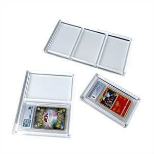 Transparant Acryl 4 Kaart Collectie <span class=keywords><strong>Nba</strong></span> Pokemon Honkbal Trading Sportkaart Vitrine - Product Image 2