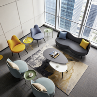 Ensemble de canapés de bureau au design moderne, canapé de salon pour hôtel, canapé de réception luxueux
