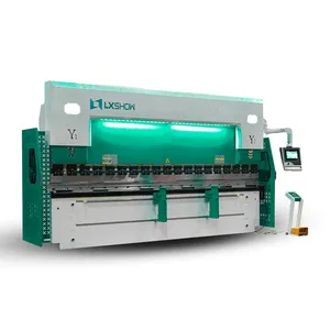 Mejor precio We67k 80t 100t 200t 2500/3200/4000 3mm 6mm Prensa hidráulica automática Cnc 4 ingletes de largo