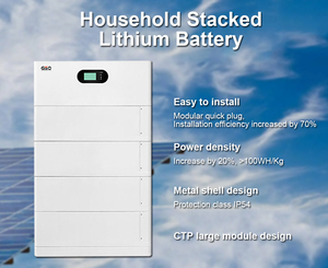 Batterie haute tension 102,4 V, système de stockage d'énergie solaire photovoltaïque, batterie modulaire empilée HV 48 V 100 Ah - Product Image 2