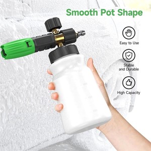 Nouveau Offre Spéciale NIKELIANG neige mousse canon Pro pour laveuse de voiture à pression Machine <span class=keywords><strong>Auto</strong></span> détaillant mousse Lance pistolet - Product Image 6
