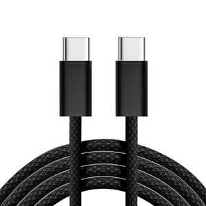NOUVEAU Câble de charge et de données USB-C en nylon tressé PD3.0 3A 60W de 1m, 2m, 1.5m pour Samsung Type C et iPhone 15, compatible CarPlay - Product Image 1