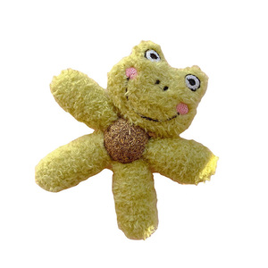 Jouet à mâcher en peluche en forme de boule de catnip pour chaton d'intérieur, pour le nettoyage des dents et le divertissement, 20g - Product Image 4