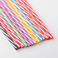 Pailles réutilisables écologiques en plastique, couleur personnalisée, en PP certifié sans BPA, pour bocaux Marson – Offre Spéciale