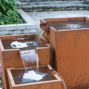 Fontaine d'eau <span class=keywords><strong>de</strong></span> pluie portable <span class=keywords><strong>en</strong></span> métal pour table, cascade <span class=keywords><strong>de</strong></span> <span class=keywords><strong>jardin</strong></span> extérieure pour petits jardins, fontaine <span class=keywords><strong>de</strong></span> pluie domestique - Product Image 6