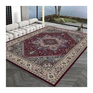 Small MOQ Vintage Persian Design 3d Printed Carpet Rug for Living Room