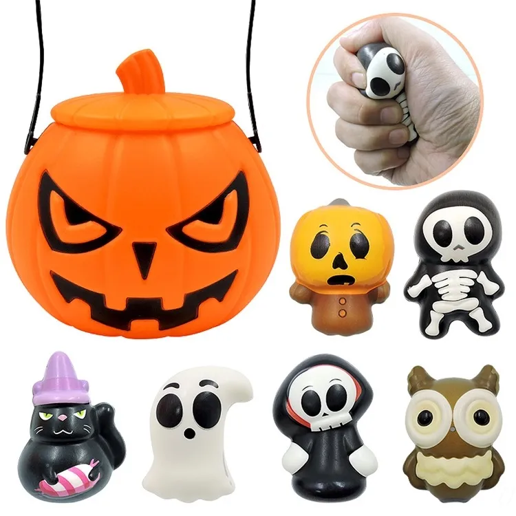 2022 Hot Sale Custom DIY 32 Piece Multi Pack Collection Mystery Box Kids Fidget Toy Set squishy mochi For Halloween