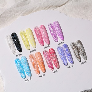 JTING Esmalte de Gel Abstracto Colorido Único, 9 Colores, Esmalte de Gel para Uñas con Diseño de Encaje, Tarro de 5G, OEM, Marca Privada, Arte de Uñas - Product Image 3