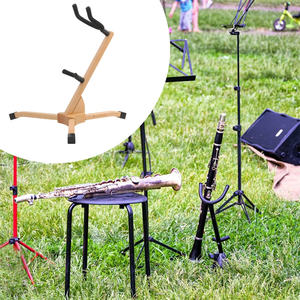 Trépied de sax portable en bois support de support de <span class=keywords><strong>saxophone</strong></span> pour accessoires d'instruments de ténor <span class=keywords><strong>alto</strong></span> - Product Image 4