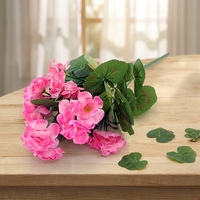Panier de fleurs de cérémonie d'ouverture, bouquets sur pied pour mariage, haute simulation, accessoires de décoration intérieure pour photographie d'ambiance, en stock