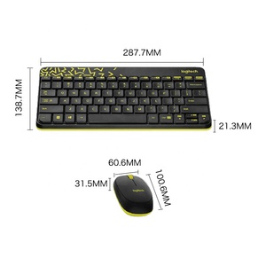 Black White Wholesale Original Mk240 Nano Wireless <b>Keyboard</b> and Mouse Set Mk240 Nano Mk240 Nano - Product Image 3