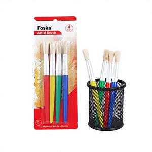 Pinceles de pintura FOSKA para <span class=keywords><strong>el</strong></span> aula, cómodos de agarrar, pinceles grandes y robustos para niños en edad preescolar y jóvenes artistas - Product Image 1