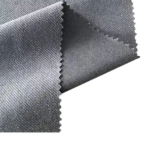 New Comfortable Eco-friendly 90% Polyester 10% Spandex Jacquard Stretch Knitted Twill Fabric For Cloth