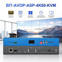 Pro Zero-Latency 4K60 HDMI Over Ethernet KVM Extender 120m Tanpa Kehilangan Kualitas Visual SFP/RJ45 dengan PoE untuk Video Wall