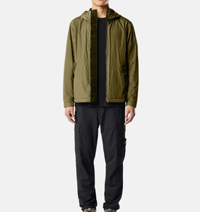 Spring <strong>Men's</strong> Custom Hooded Windbreaker <strong>Jacket</strong> Full Zip Lightweight Anti-wrinkle Elastic Cuffs Hem Crinkle <strong>Padded</strong> Outdoor Hiking - Product Image 4