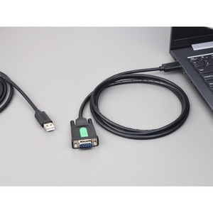 Cable Adaptador Serial USB a RS232 Industrial, USB Tipo A a Puerto DB9 Macho/Hembra, Chip Original FT232RL, Longitud del Cable 1.5m - Product Image 3