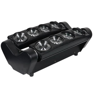 Nhện Di Chuyển LED Công Suất Cao! Đèn Chiếu Tia Nhện Led 4 Trong 1 Màu 8X10W RGBW Chiếu Sáng Có Đế - Product Image 1