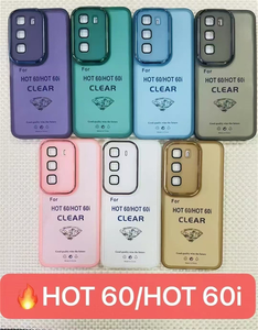 Coques de téléphone transparentes de luxe en TPU chromé avec protection d'objectif en PET pour OnePlus <span class=keywords><strong>Nord</strong></span> CE5 5 5G CE4 CE3 ACE5 Ultra ACE Pro 13 - Product Image 3