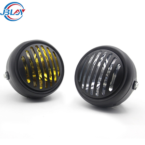 <span class=keywords><strong>Scooter</strong></span> accessoires étanche DC <span class=keywords><strong>12V</strong></span> <span class=keywords><strong>35W</strong></span> rond moteur vélo lampe Vintage avant gril lumière moto <span class=keywords><strong>LED</strong></span> 5.75 phare - Product Image 1