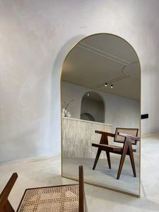 Miroir <span class=keywords><strong>sur</strong></span> <span class=keywords><strong>pied</strong></span> simple en forme d'arche, miroir de magasin de vêtements, miroir <span class=keywords><strong>sur</strong></span> <span class=keywords><strong>pied</strong></span> - Product Image 4