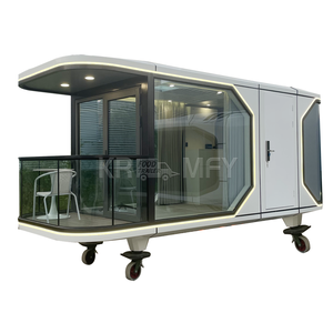 บ้านแคปซูลอีโคกลางแจ้ง โรงแรมแคปซูลหรูหรา ห้องแคปซูลสำเร็จรูป บ้านแคปซูลทรงแอปเปิ้ล บ้านคอนเทนเนอร์ - Product Image 1