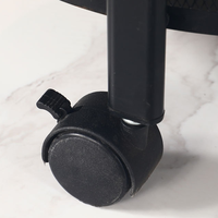 Chariot de rangement moderne et durable à 3 niveaux pour légumes, en acier au carbone peint, pliable, avec panier et étagère rotative pour épices de cuisine