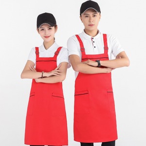 Delantales Unisex Ajustables de Lona de Poliéster/Algodón Personalizados para Cocina, Chef, Camarero, Camarera, Bartenders, Restaurante, Bar, Uniforme de Trabajo - Product Image 2