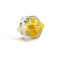 Jeu de dés polyédriques carrés en résine de 16 mm, 7 pièces, design personnalisé animaux (corne, poussin) pour jeux D&D - Écologique et durable