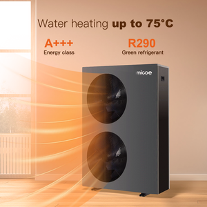 Bomba de Calor de Aire de Alta Temperatura MICOE de 12 <span class=keywords><strong>kW</strong></span> para Casa, Calentador de Aire Solar, R290, Calefacción, Refrigeración, Calentador de Agua Caliente - Product Image 2