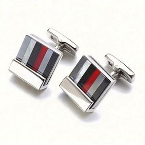 Wholesale Custom Rusty Free Blank Sublimation <b>Cufflinks</b> for <b>Men</b> - Product Image 1